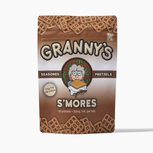 Granny’s THC Pretzels – S’mores, 1mg THC per piece