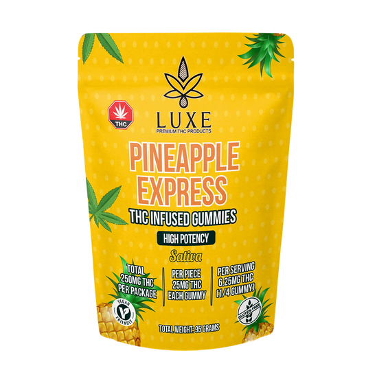 612 Strains Pineapple Express Sativa Gummies 10 Pack